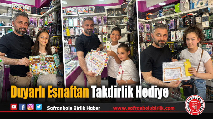 Duyarlı Esnaftan Takdirlik Hediye