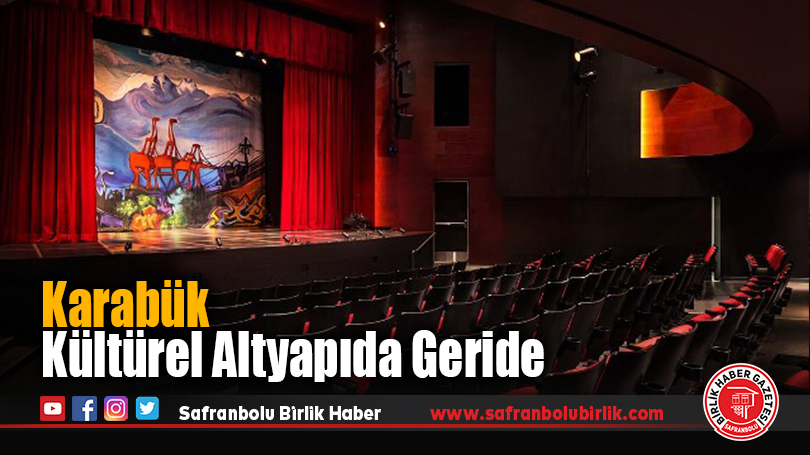 Karabük Kültürel Altyapıda Geride