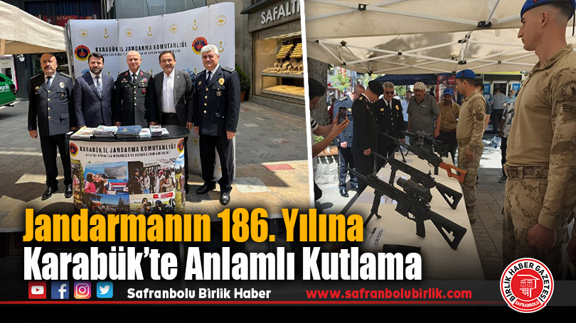 Karabük’te Jandarmanın 186. Yılına Özel Tanıtım Standı Yoğun İlgi Gördü