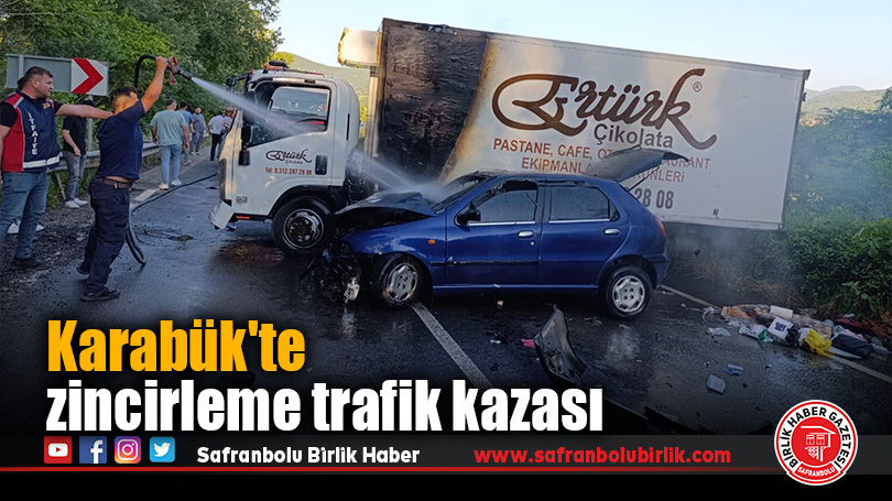 Karabük’te zincirleme trafik kazasında 1 kişi öldü, 11 kişi yaralandı