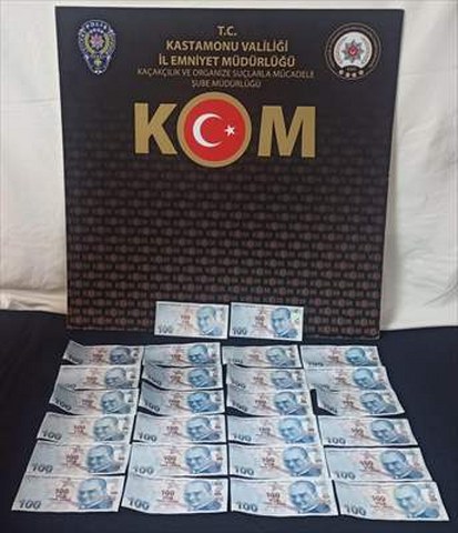 Kastamonu’da sahte para operasyonunda 1 kişi yakalandı