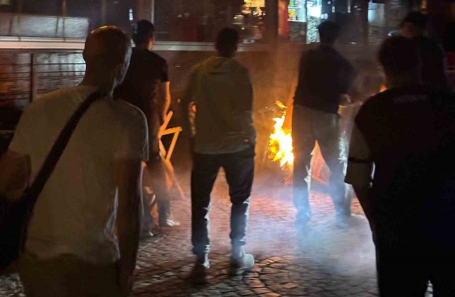 Erdek’te otelde yangın paniği