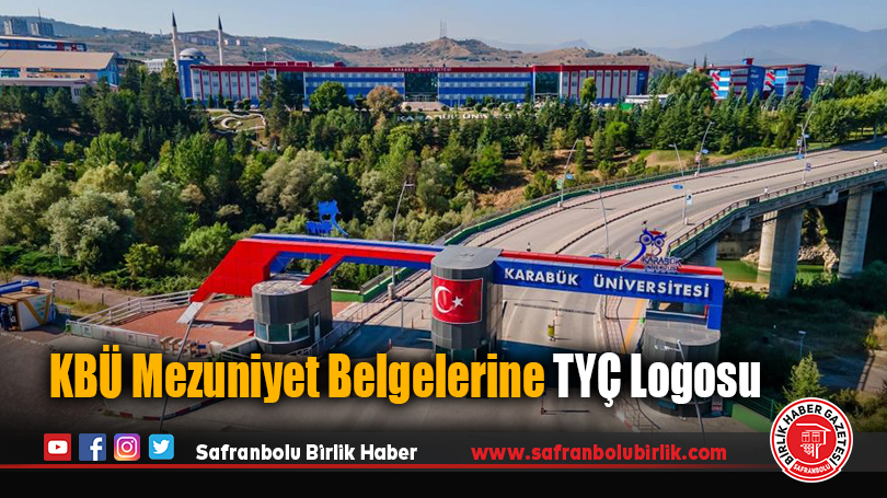 KBÜ Mezuniyet Belgelerine TYÇ Logosu