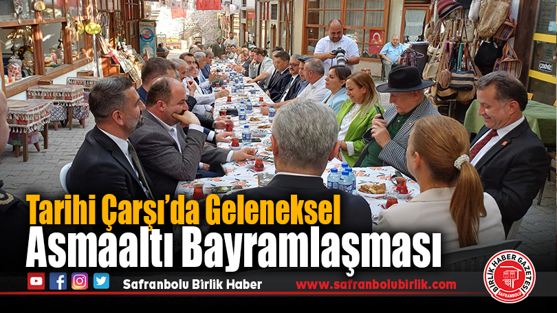 Safranbolu Protokolü Geleneksel Bayramlaşmasını Asmaaltı’nda Sürdürdü