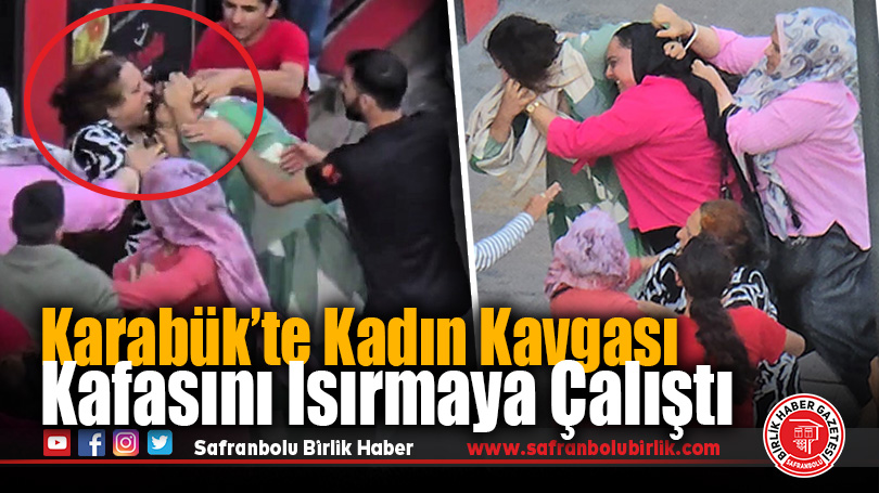 Kadınlar Arasındaki Kavga Kamerada: Kafasını Isırmaya Çalıştı
