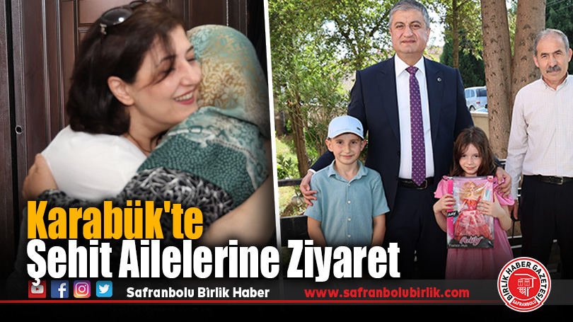 Vali Mustafa Yavuz ve Eşi Süreyya Yavuz’dan Şehit Ailelerine Bayram Ziyareti