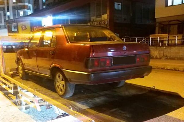 Kastamonu’da drift yapan ehliyetsiz sürücüye 68 bin 204 lira ceza kesildi