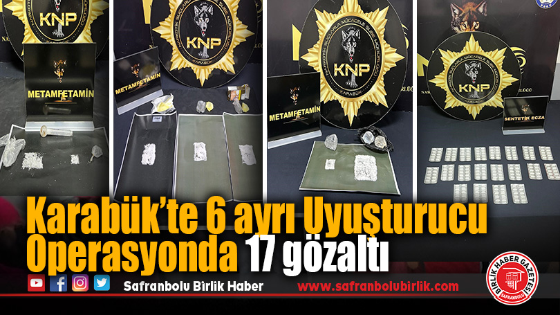 Uyuşturucu Operasyonlarında 17 Gözaltı: 1 Tutuklama