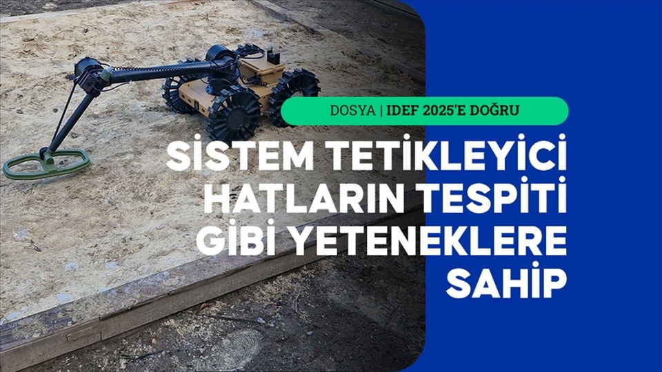 Mayın avcı robotu göreve hazırlanıyor