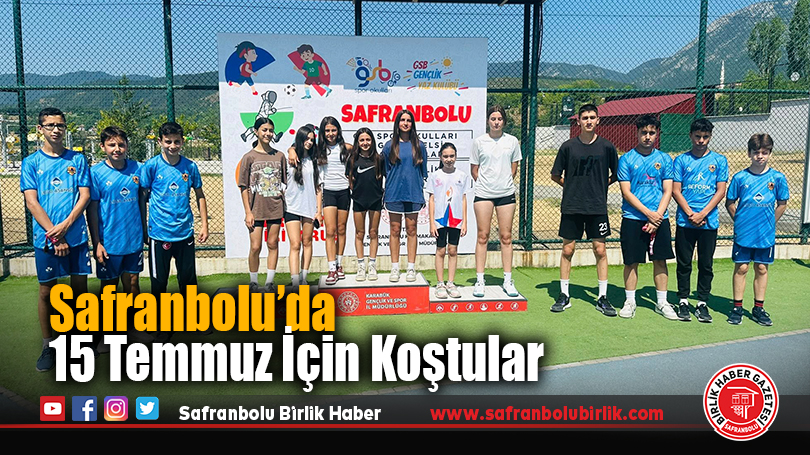 Safranbolu’da 15 Temmuz İçin Koştular