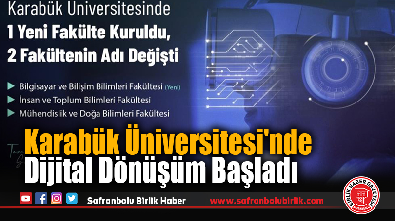 Karabük Üniversitesi’nde Dijital Dönüşüm Başladı