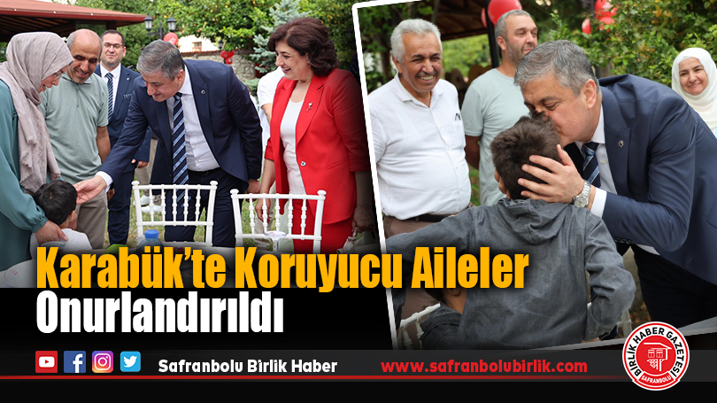 Karabük’te Koruyucu Aileler Onurlandırıldı