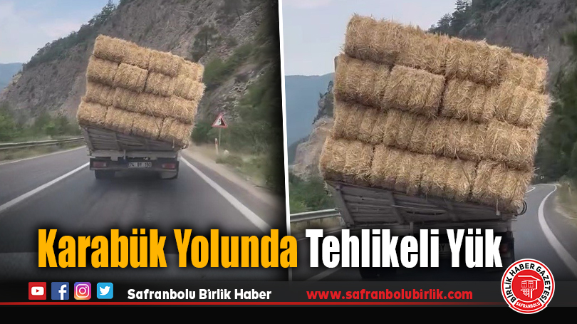 Karabük Yolunda Tehlikeli Yük