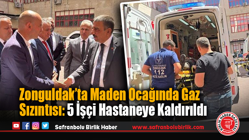 Zonguldak’ta Maden Ocağında Gaz Sızıntısı: 5 İşçi Hastaneye Kaldırıldı
