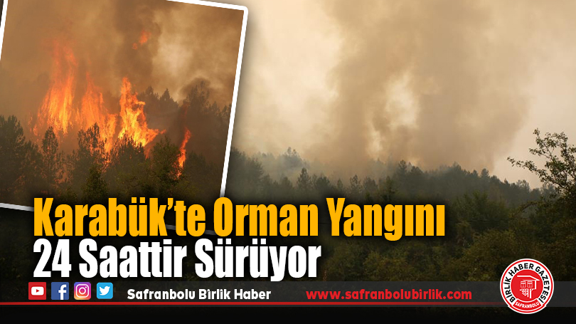 Yoğun Duman Havadan Müdahaleyi Zorlaştırıyor