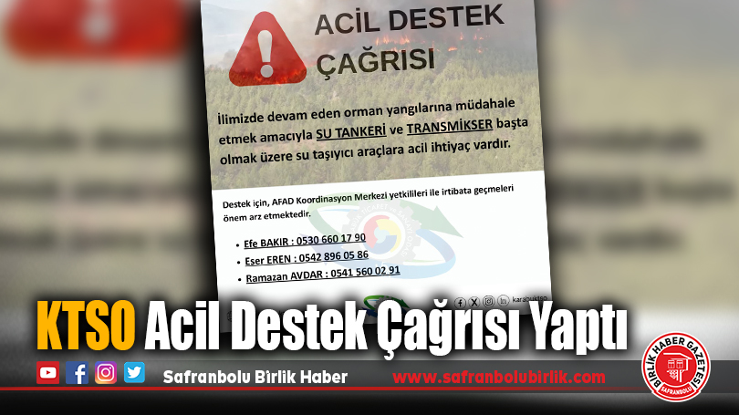 KTSO Acil Destek Çağrısı Yaptı