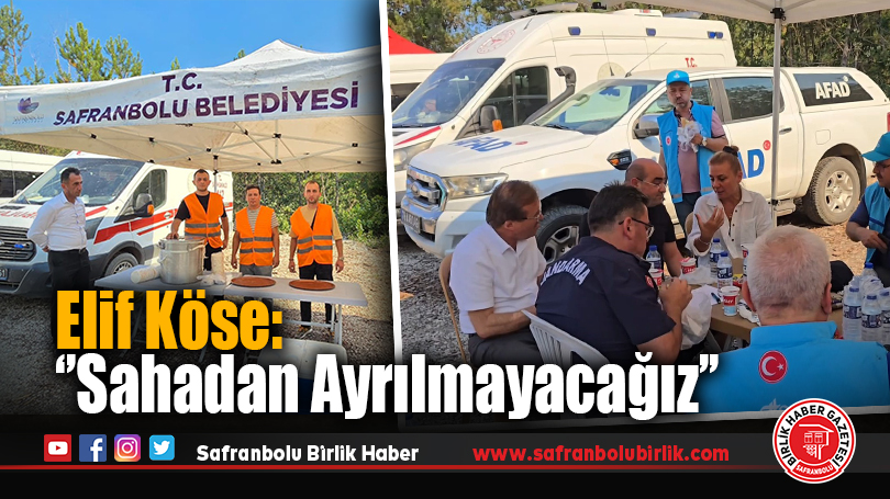 Elif Köse: ”Sahadan Ayrılmayacağız”