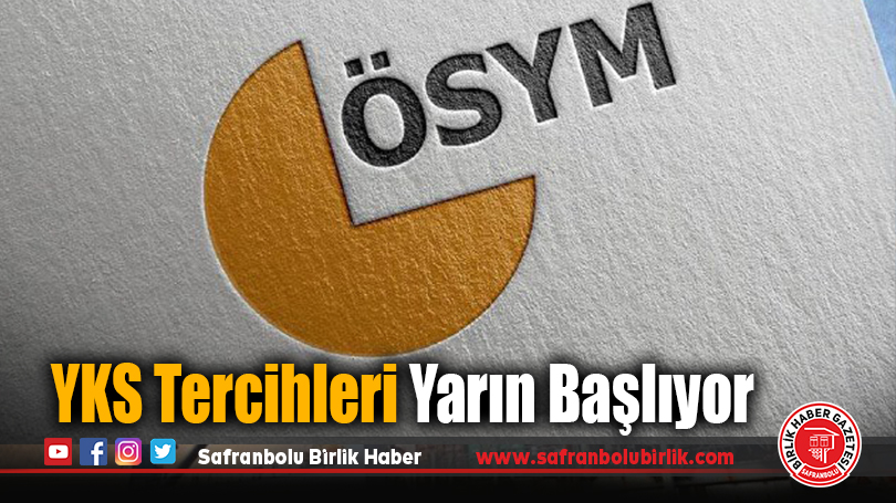 YKS Tercihleri Yarın Başlıyor