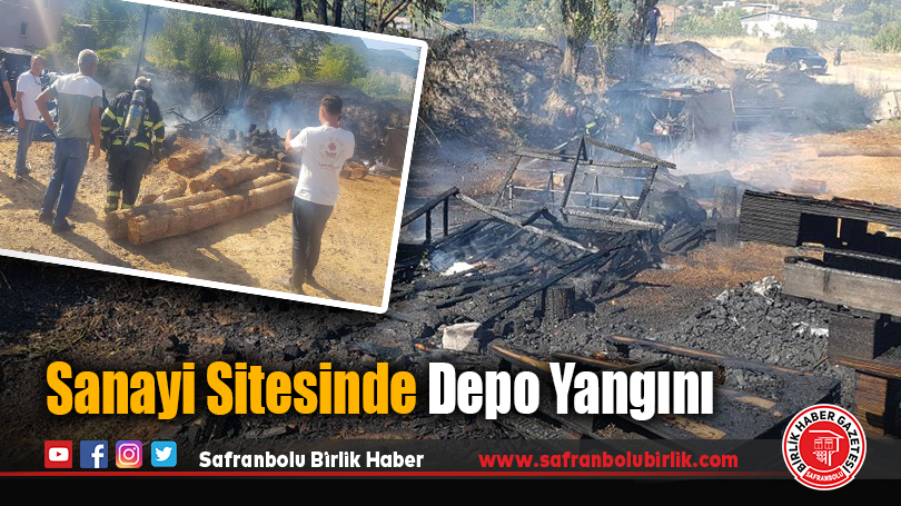 Sanayi Sitesinde Depo Yangını