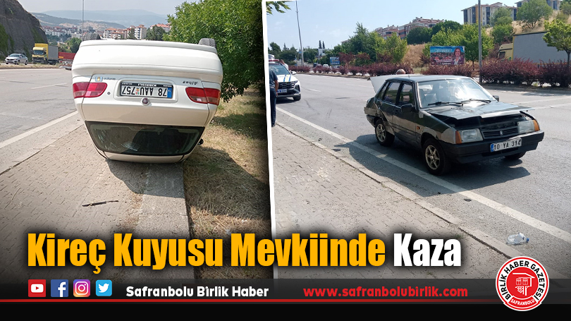 Kireç Kuyusu Mevkiinde Kaza: 1 Yaralı