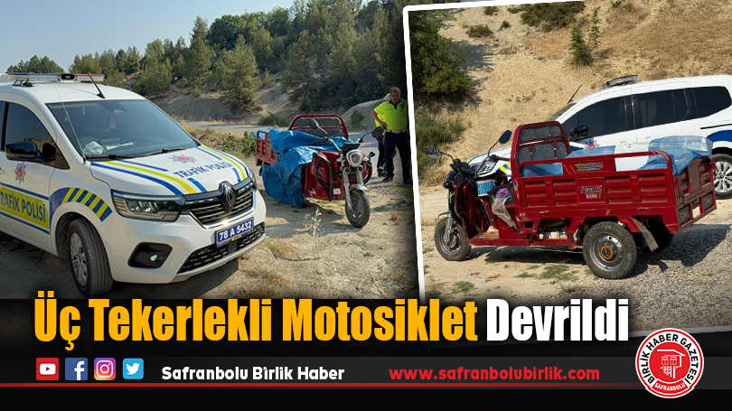 Üç Tekerlekli Motosiklet Devrildi: 4’ü Çocuk 6 Yaralı