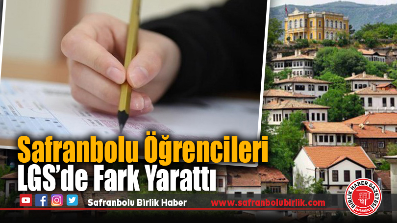 Safranbolu Öğrencileri LGS’de Fark Yarattı