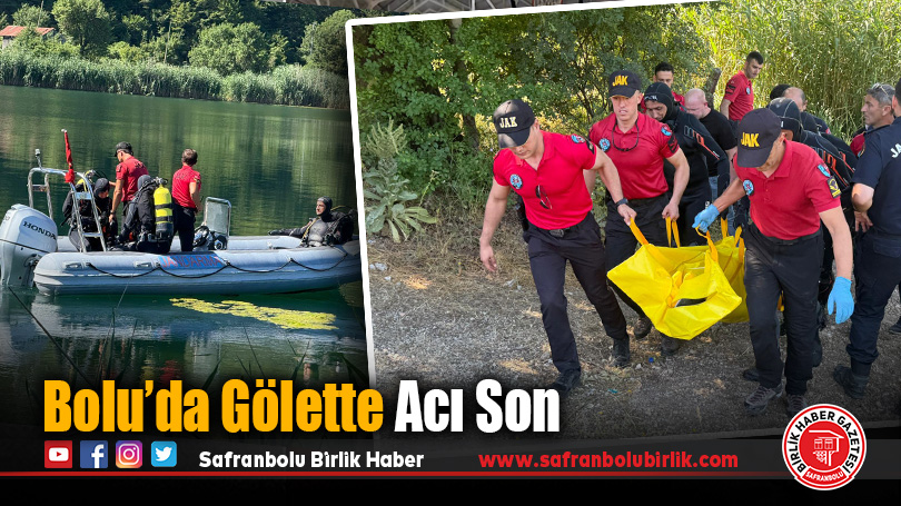 Bolu’da Gölette Kaybolan Gencin Cansız Bedenine Ulaşıldı
