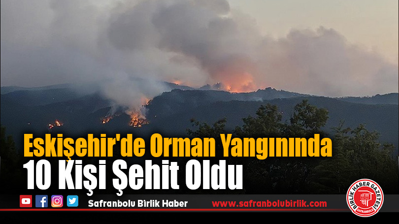 Eskişehir’de 10 kişinin şehit olduğu orman yangınıyla ilgili soruşturma başlatıldı