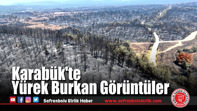 Karabük’te Felaketin izleri havadan kaydedildi