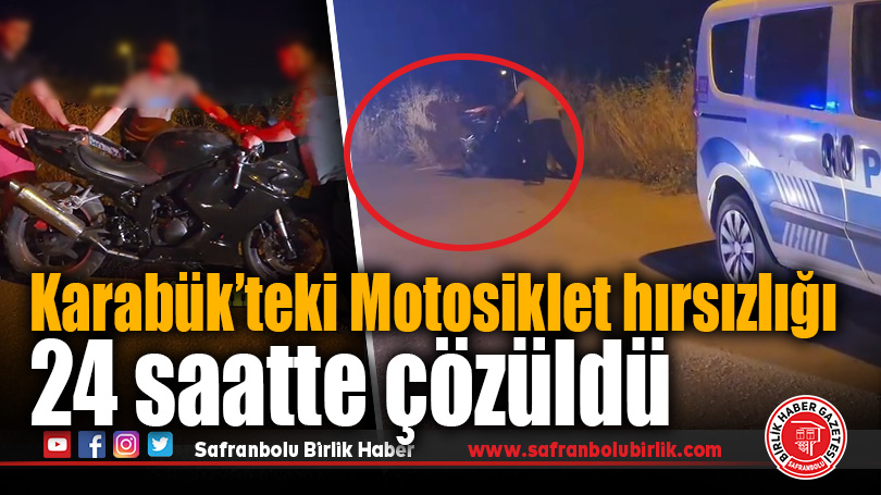 Beşbinevler’deki motosiklet hırsızlığı aydınlatıldı: 3 şüpheli yakalandı