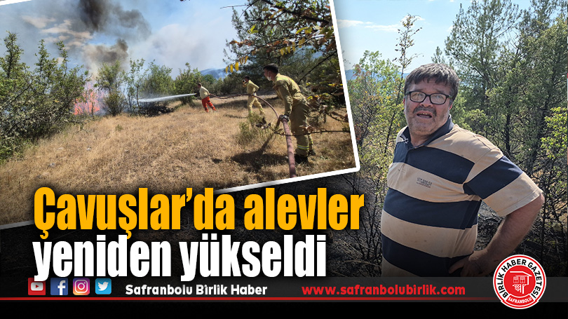 Karabük’teki orman yangınlarını söndürme çalışmaları aralıksız sürüyor