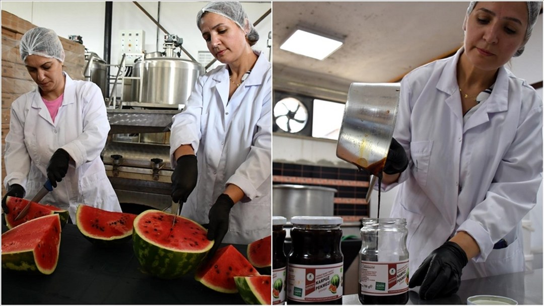 Coğrafi işaretli karpuzu pekmeze dönüştürerek değerini 25 kat artırdılar