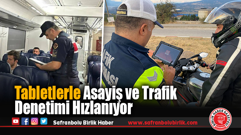 Karabük İl Jandarma Timlerine Tablet Bilgisayar Desteği