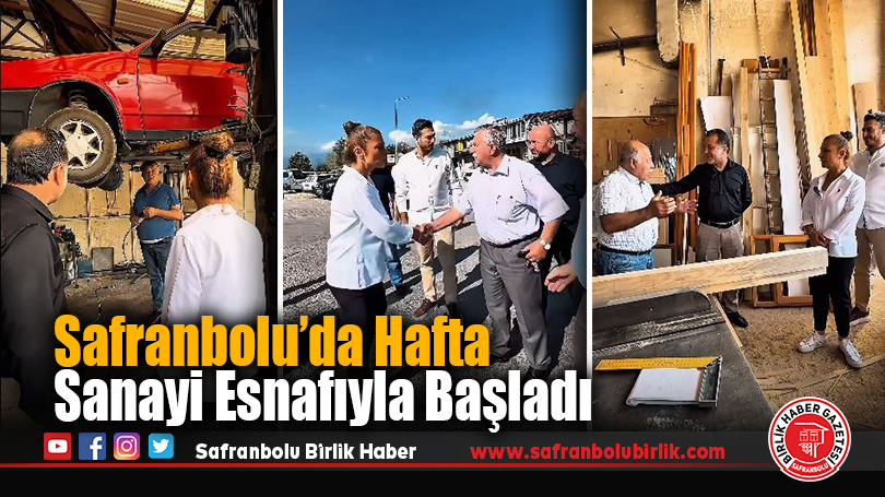 Safranbolu’da Hafta Sanayi Esnafıyla Başladı