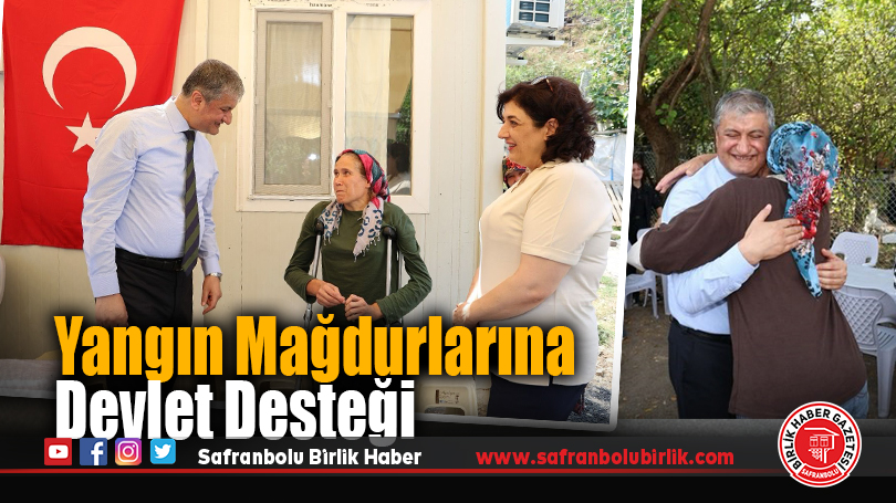 Vali Mustafa Yavuz’dan Yangın Mağdurlarına Ziyaret