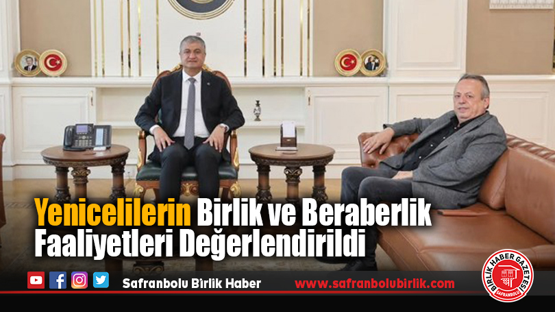 Vali Yavuz, Almanya Karabük Yeniceliler Dernek Başkanı’nı Makamında Kabul Etti