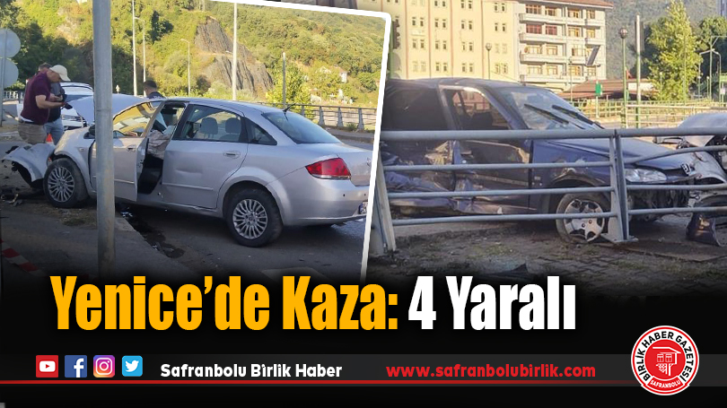 Yenice’de Kaza: 4 Yaralı