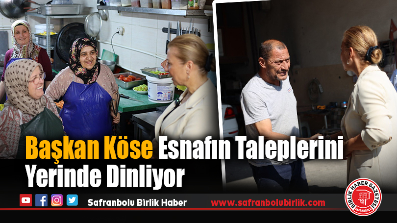 Başkan Elif Köse: “Her Hafta Esnafımızla Buluşarak Taleplerini Dinliyoruz”