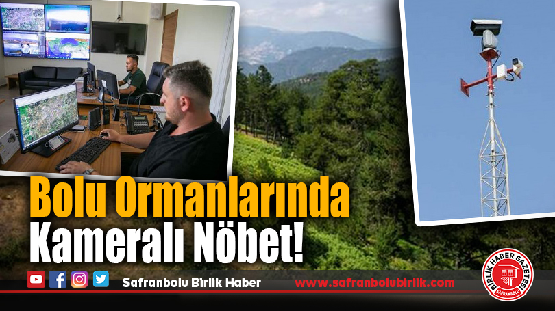 Bolu Ormanlarında Kameralı Nöbet!