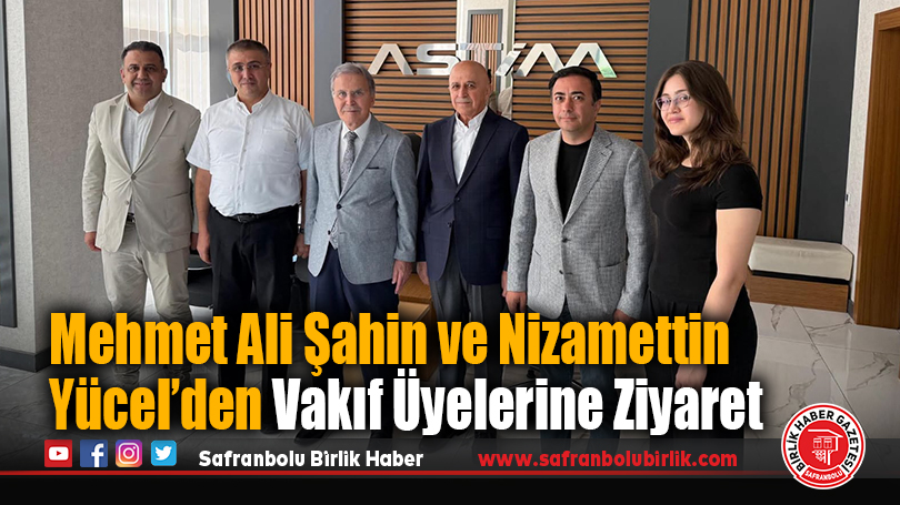 Mehmet Ali Şahin: “Birlikte hizmetler yürütmeyi amaçlıyoruz”