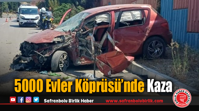 Karabük’te Otomobil Ağaca Çarptı: 1 Kişi Yaralandı