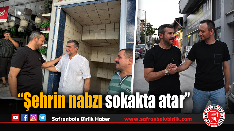 Başkan Çetinkaya Ankara Caddesi’nde Esnafla Buluştu