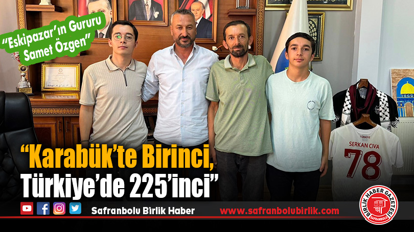 Eskipazar’ın Gururu: Samet Cemal Özgen’den Büyük Başarı