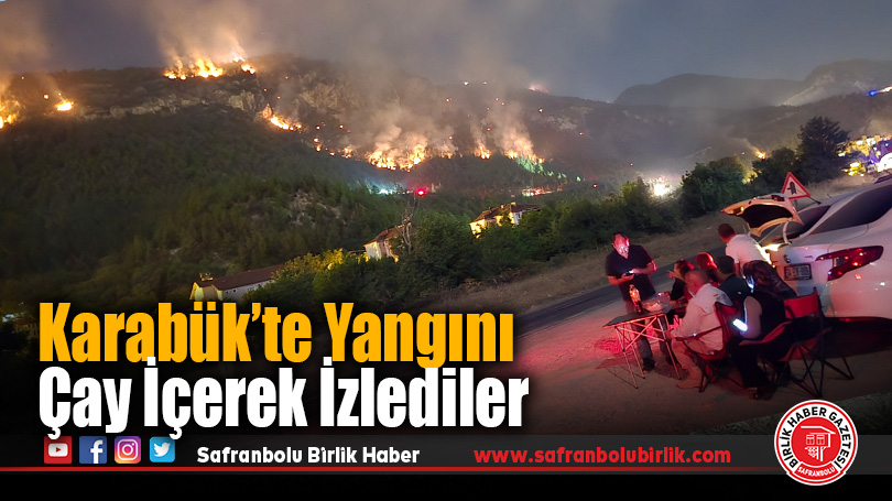 Alevler Yükselirken Sandalye Kurup Seyrettiler