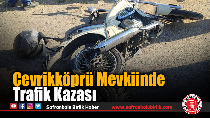 Karabük’te Motosiklet Ciple Çarpıştı: Sürücü Ağır Yaralandı