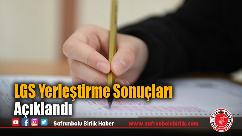 LGS yerleştirme sonuçları açıklandı