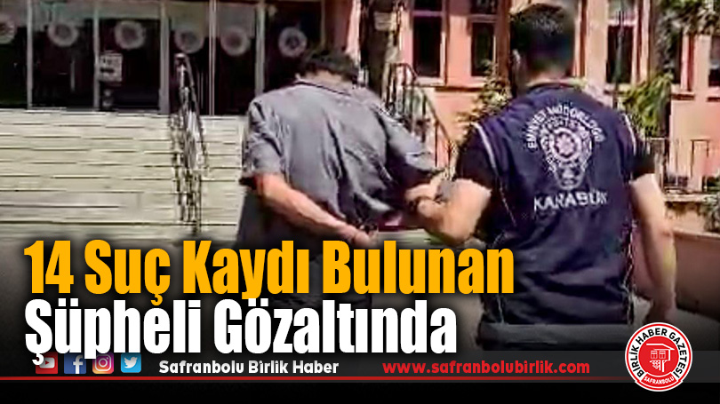 Karabük’te motosiklet hırsızlığı olayı aydınlatıldı, şüpheli gözaltına alındı