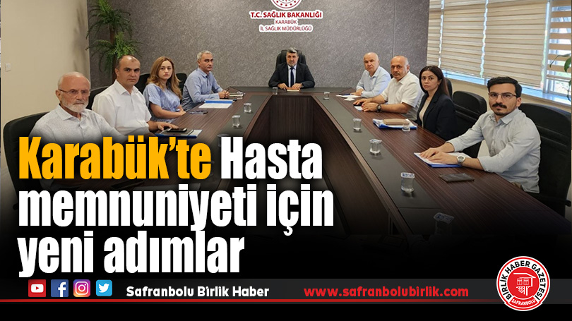 Karabük’te Sağlık Yönetiminde Stratejik Değerlendirme Toplantısı