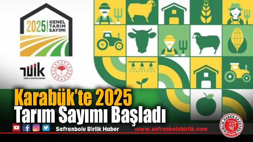 Karabük İl Tarım ve Orman Müdürlüğü’nden 2025 Tarım Sayımı Çağrısı