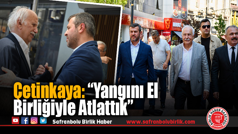 Karabük Belediye Başkanı Özkan Çetinkaya’ya Orman Yangını Sonrası Anlamlı Ziyaret